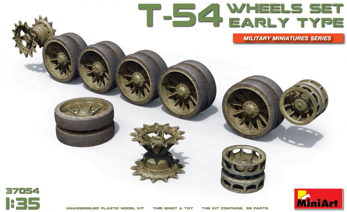 Miniart [37054] 1/35 T-54 Wheels Set. Early Type | 4820183311337