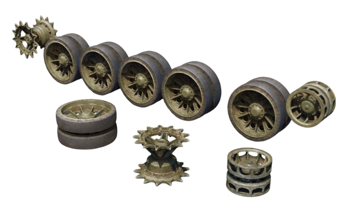 Miniart [37054] 1/35 T-54 Wheels Set. Early Type | 4820183311337