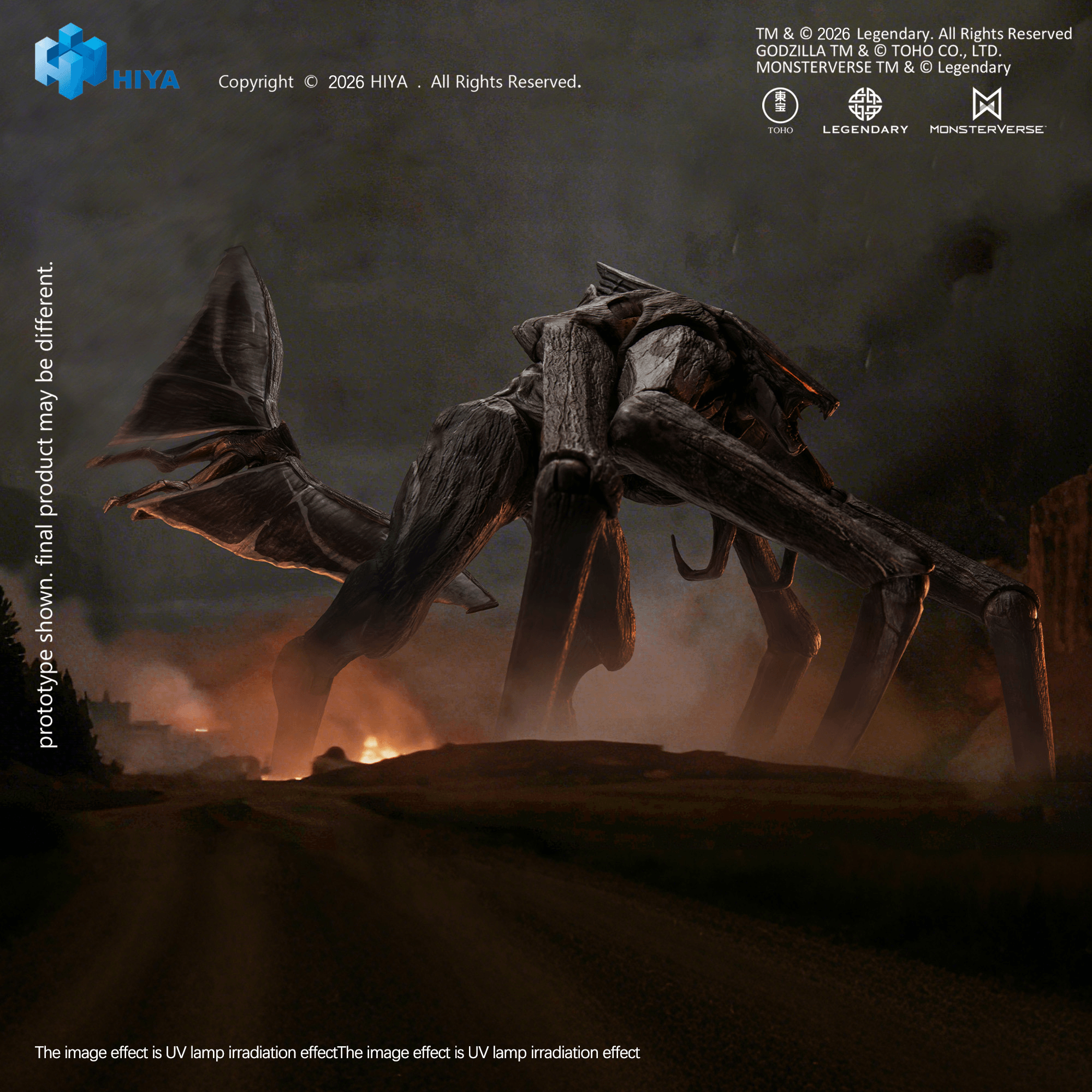 None Scale 6 Inch Godzilla 2014 Male & Female Muto Set Action Figure | 6957534205071