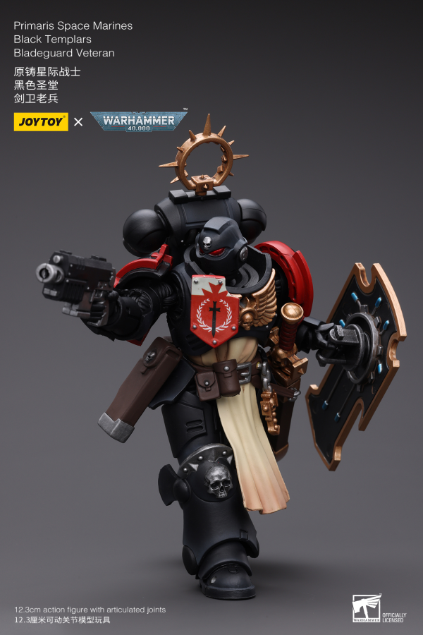 Joy Toy Primaris Space Marines Black Templars Bladeguard Veteran(6973130372801)(6973130372801)