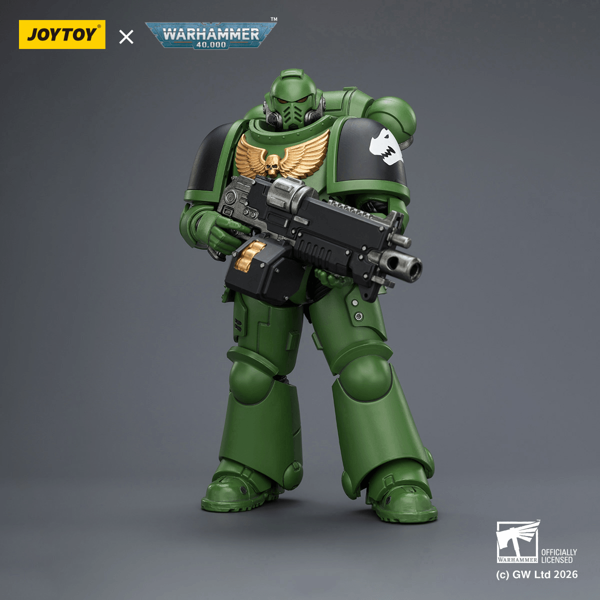 Salamanders Intercessor with Bolt Rifle, Bolt Pistol and Chainsword | 6927054403875