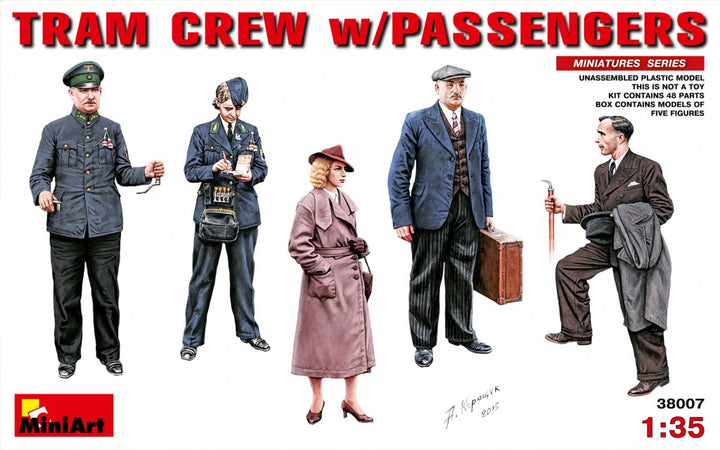 MiniArt 1/35 Tram Crew with Passengers | 4820183310330
