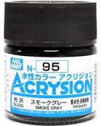 Mr Hobby Acrysion N95 - Smoke Gray (Gloss/Primary) | 4973028112580