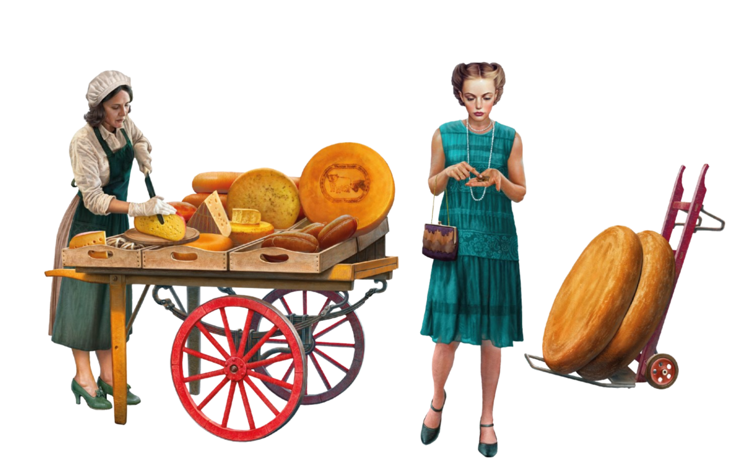 MiniArt 1/35 CHEESE SELLERS | 5905090346852