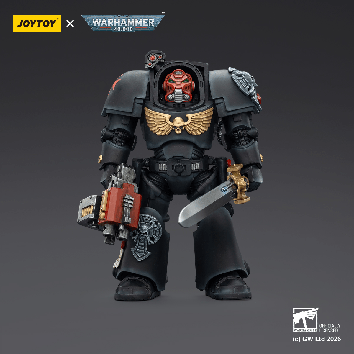 Black Templars Terminator 1 with Power Sword and Storm Bolter | 6927054403097