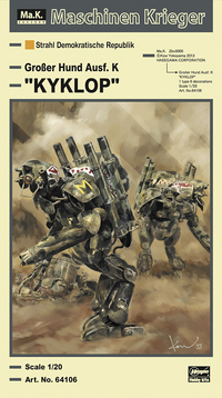 1/20 Humanoid Unmanned Interceptor Großer Hund Ausf.K "KYKLOP" | 4967834641068