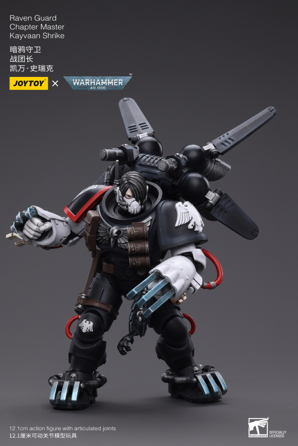 Joy Toy Raven Guard Chapter Master Kayvaan Shrike(6973130376427)(6973130376427)