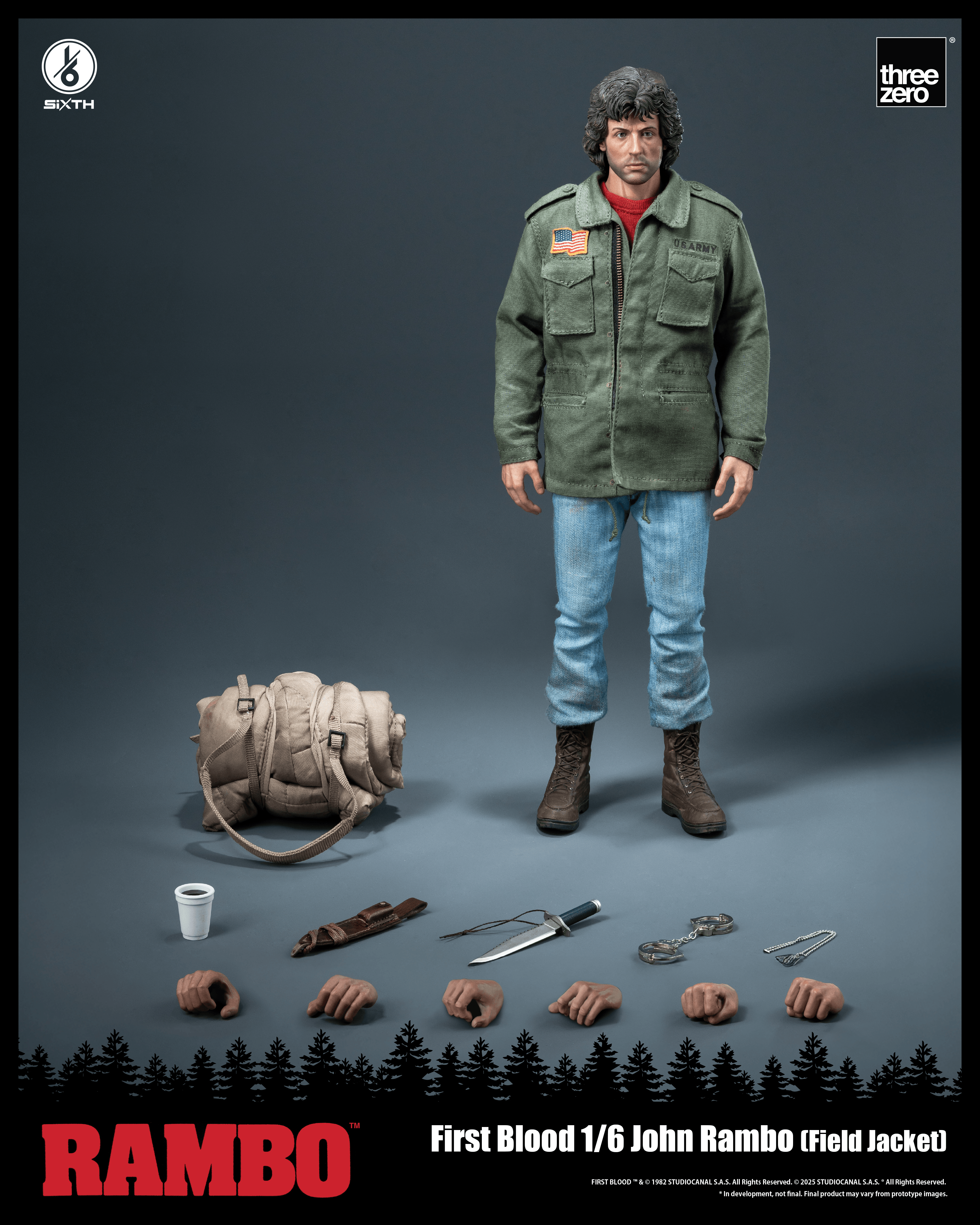  Rambo: First Blood - 1/6 John Rambo (Field Jacket) | 4895250819221