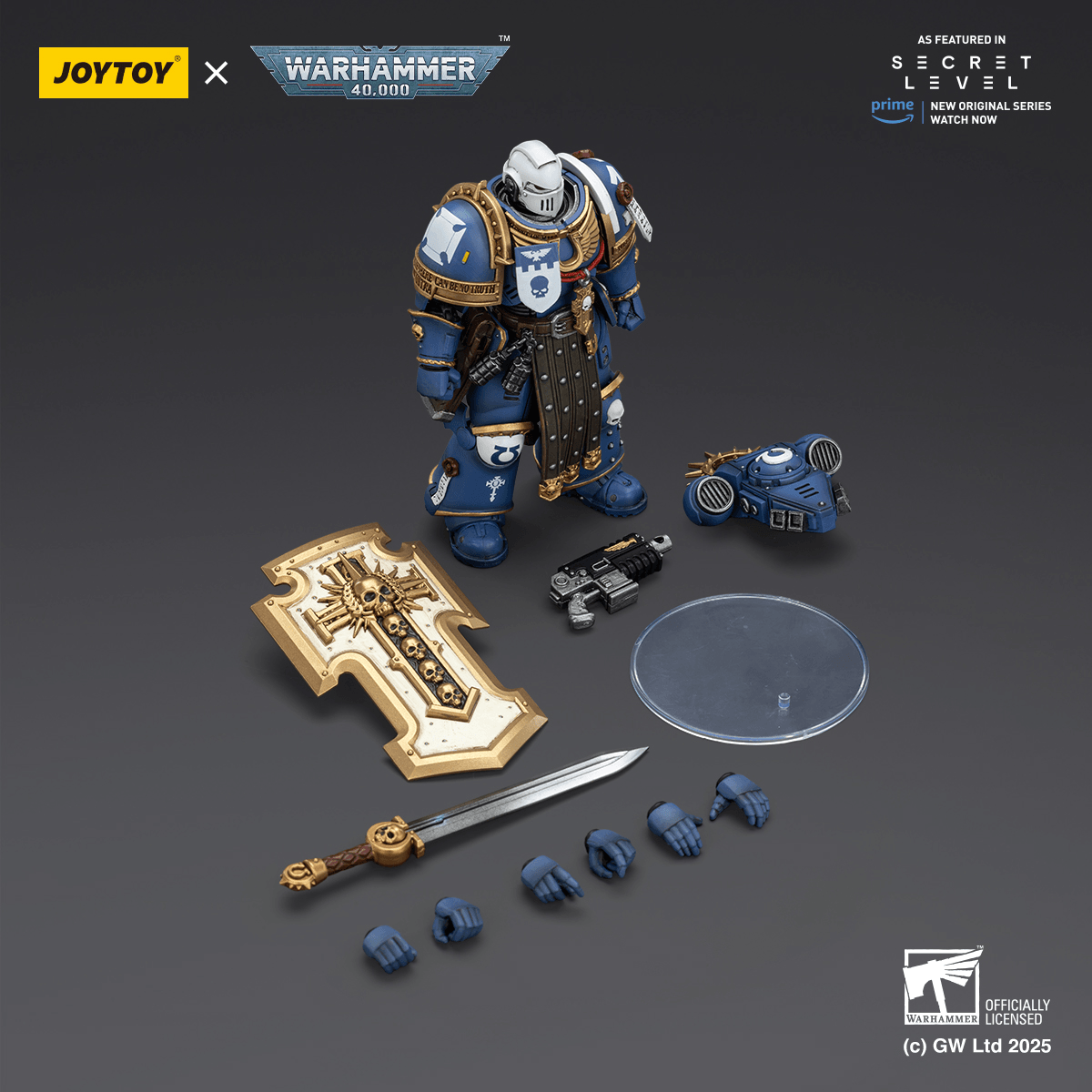 Ultramarines Torvald with Power Sword, Stormshield and Bolt Pistol | 6927054402809