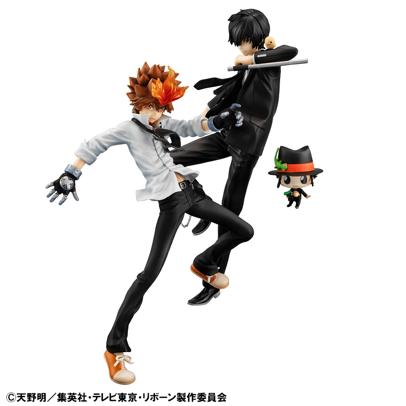 TAITO G.E.M. Series Katekyo Hitman Reborn! Tsunayoshi Sawada & Kyoya Hibari & Reborn set (Repeat) | 4535123845635