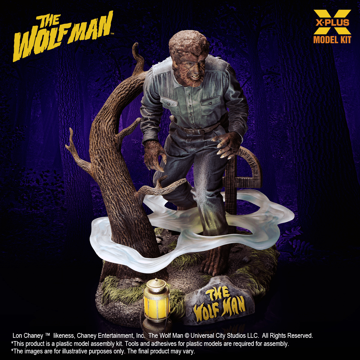 1/8 Scale Lon Chaney Jr. as Wolf Man Plastic Model Kit(4532149027090)