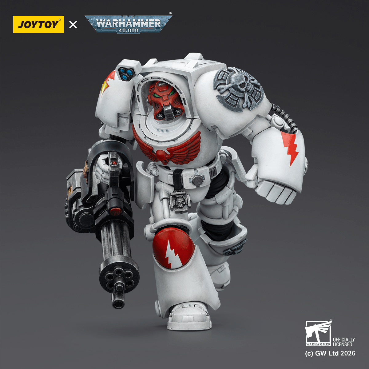 White Scars Terminator 3 with Power Fist and Assault Cannon | 6927054403202
