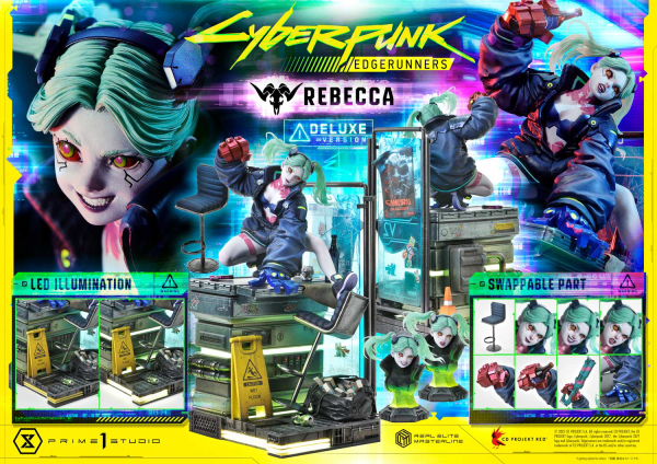 Prime 1 Studio  Real Elite Masterline Cyberpunk: Edgerunners Rebecca Deluxe Version(4582647121578)