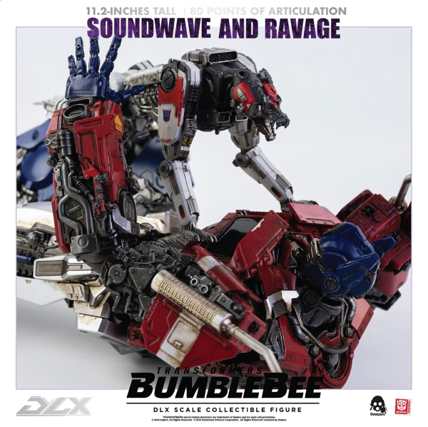 Three Zero Transformers: Bumblebee - DLX Soundwave and Ravage | 4897056202627