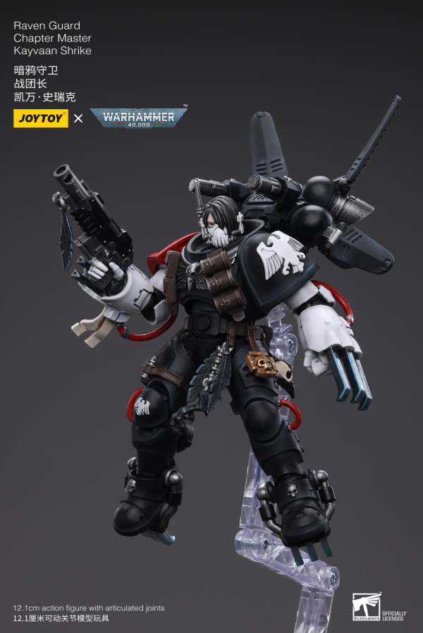 Joy Toy Raven Guard Chapter Master Kayvaan Shrike(6973130376427)(6973130376427)