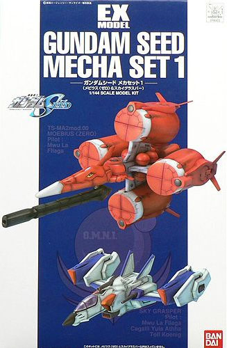 Bandai EX Model EX-15 1/144 Moebius Zero & Skygrasper "Gundam SEED"