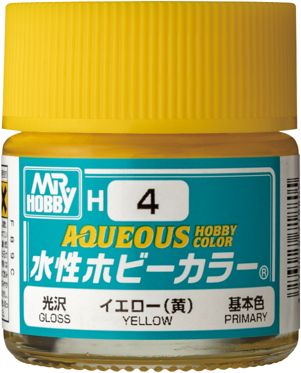 Mr Hobby AQUEOUS HOBBY COLOR - H24 GLOSS ORANGE YELLOW (PRIMARY) | 4973028719000