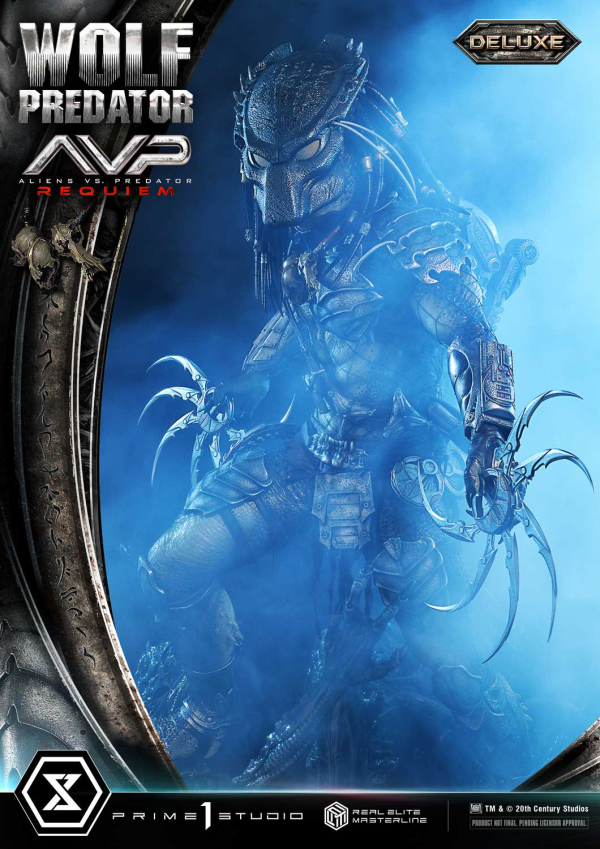 Prime 1 Studio Real Elite Masterline Aliens vs. Predator: Requiem Wolf Predator DX Bonus Version | 4582647121646