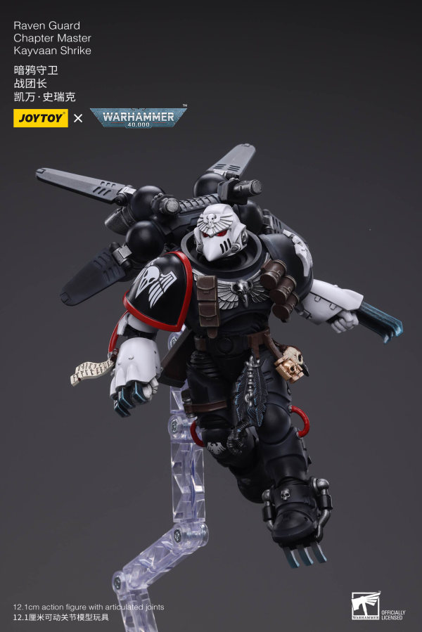 Joy Toy Raven Guard Chapter Master Kayvaan Shrike(6973130376427)(6973130376427)