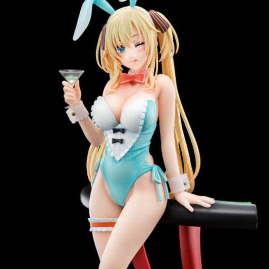 Regina Mercedes wearing 秘色(HISHOKU) bunny costume with Nip Slip Gimmick System