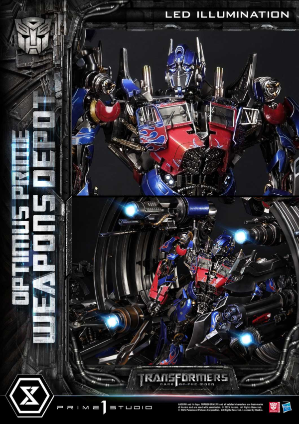 Prime 1 Studio Museum Masterline Transformers: Dark of the Moon (Film) Optimus Prime Weapons Depot Bonus Version(4582647121066)(4582647121066)