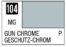 GSI Creos Mr. Color 104 - Gun Chrome (Metallic Gloss/Primary)(4973028716849) | 4973028716849