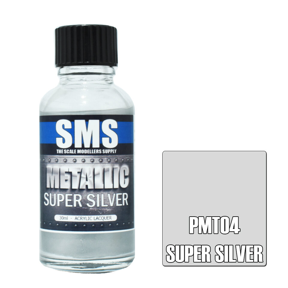 Metallic SUPER SILVER 30ml | P-Rex Hobby