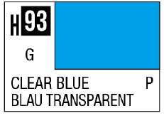 Mr Hobby AQUEOUS HOBBY COLOR - H93 GLOSS CLEAR BLUE (PRIMARY) | 4973028719697
