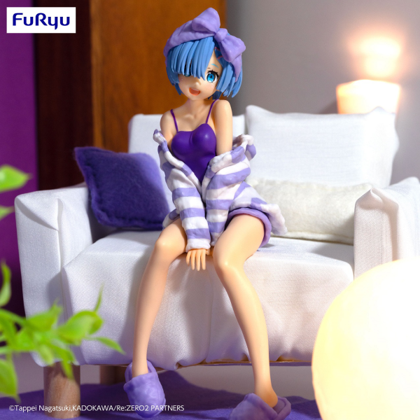 Re:ZERO -Starting Life in Another World-　Noodle Stopper Figure -Rem Room Wear Purple Color ver.- | 4580736404632