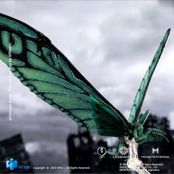 HIYA Toys Exquisite Basic Series None Scale Godzilla King of the Monsters Mothra Emerald Titan Ver.