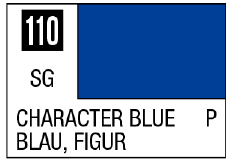 Mr Hobby Mr. Color 110 - Character Blue (Semi-Gloss/Primary) | 4973028716887