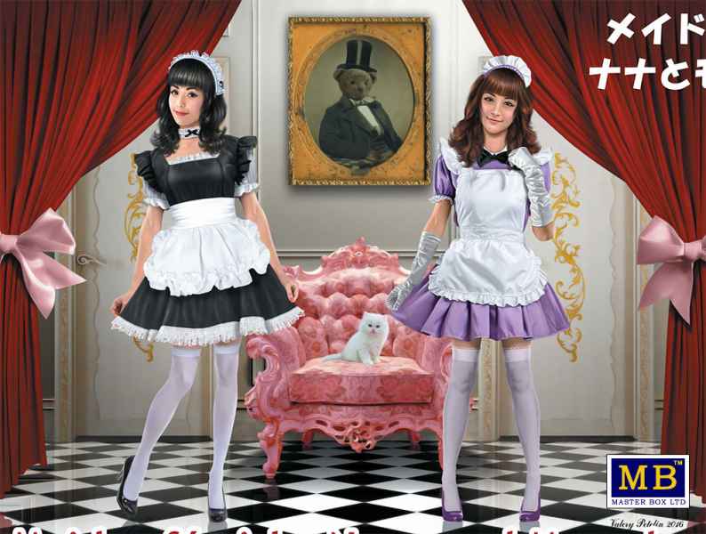 MASTER BOX Maid caf girls. Nana and Momoko | 4820113081576