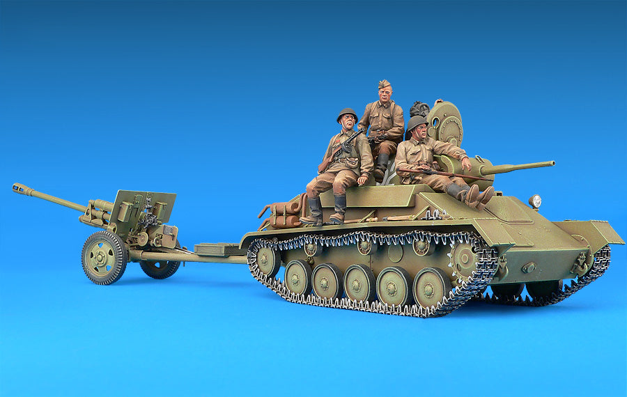 MiniArt Soviet T-70 M & ZiS -3 w/ Crew (1/35) | 4820041101094