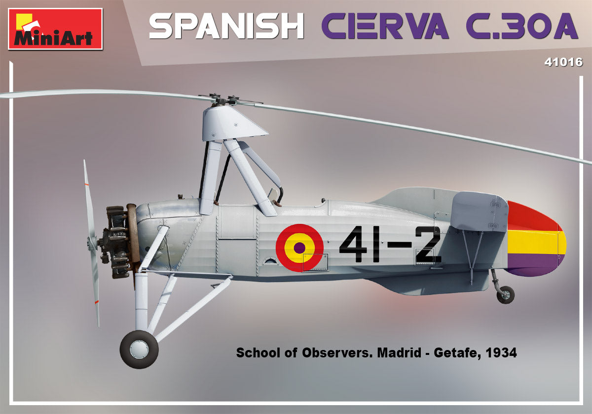 MiniArt 1/35 Spanish Cierva C.30A Aircraft | 4820183313515