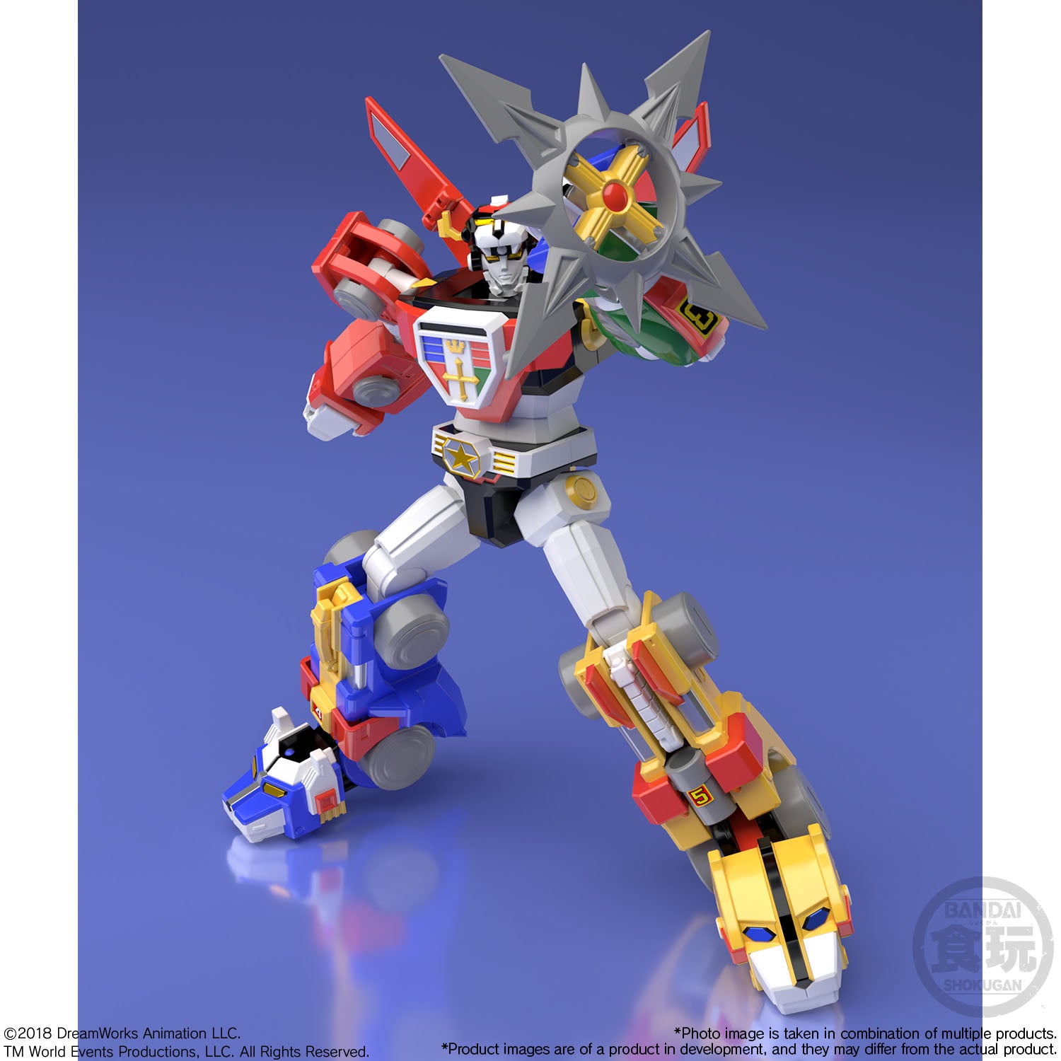 Bandai Voltron (Exclusive Set) *SDCC 2018* 'Voltron', Bandai Super Mini Pla | 4549660289159