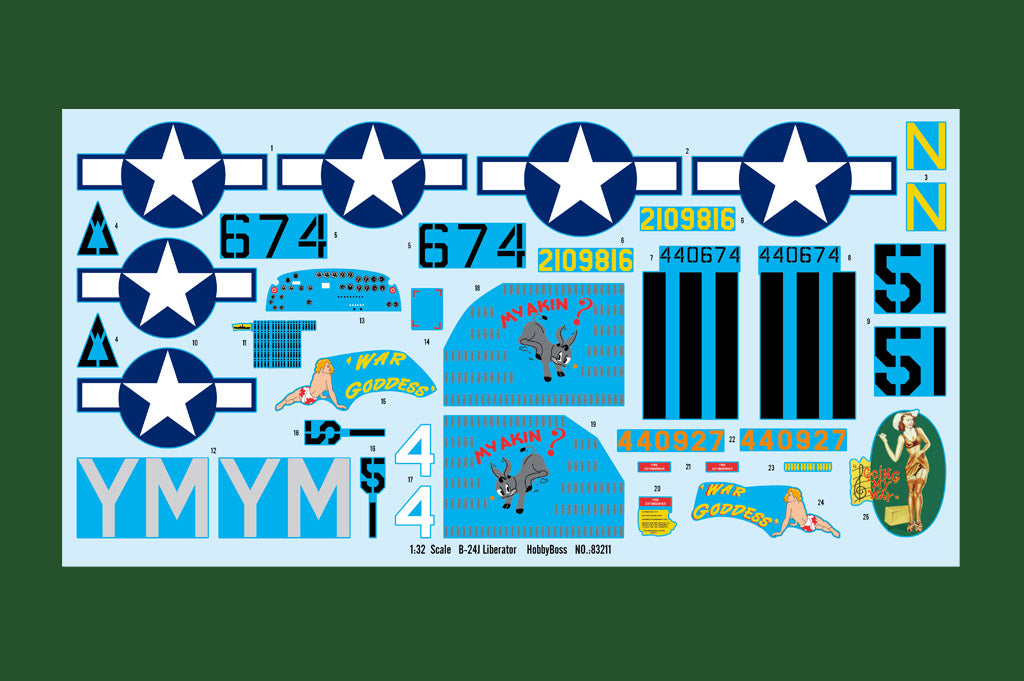 Hobby Boss 1/32 B-24J Liberator | 6939319232113