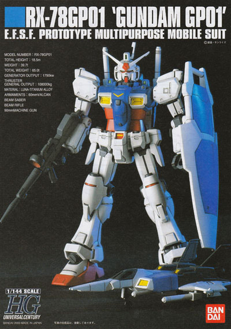 BANDAI Hobby HGUC 1/144 #13 GP01 Gundam