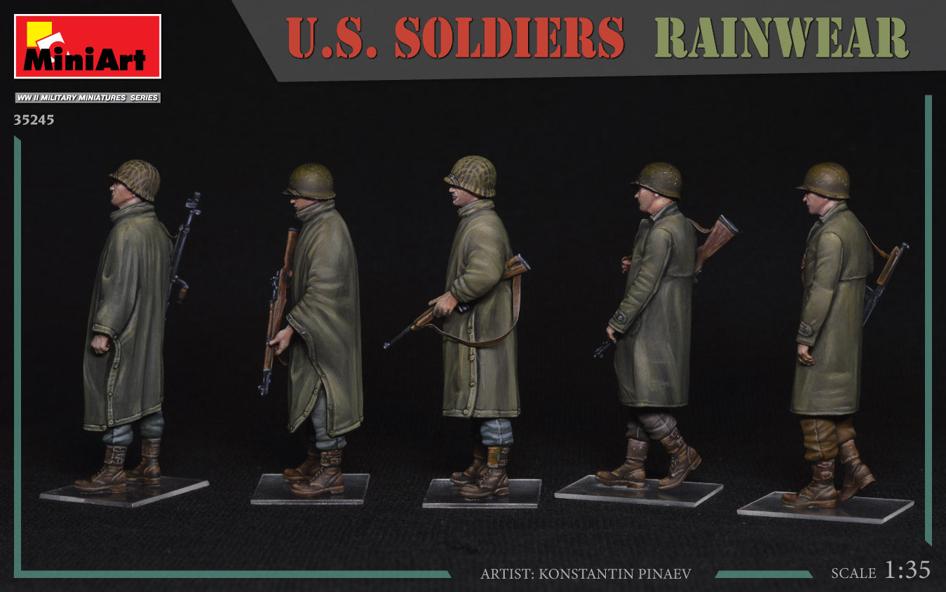 MiniArt 1/35 U.S. Soldiers Rainwear | 4820183314208