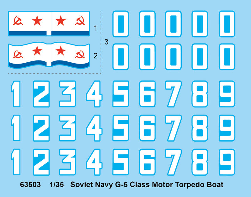 ILOVEKIT 1/35 Soviet Navy G-5 Class Motor Torpedo Boat