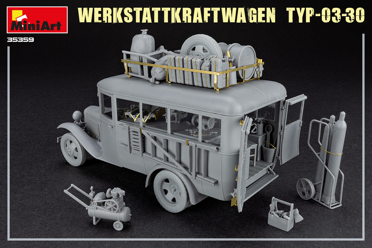 MiniArt 1/35 Werkstattkraftwagen Typ-03-30 1/35 Scale | 4820183313386