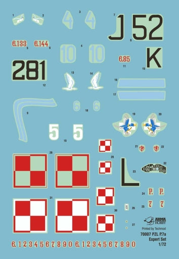 Arma Hobby 1/72 PZL P.7a Expert Set 1939 | 5907747901292