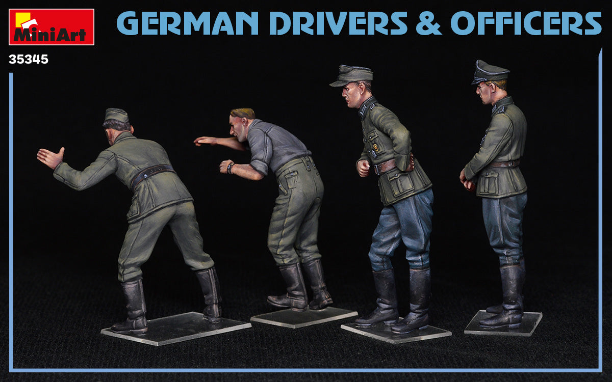 MiniArt 1/35 German Drivers & Officers | 4820183313638