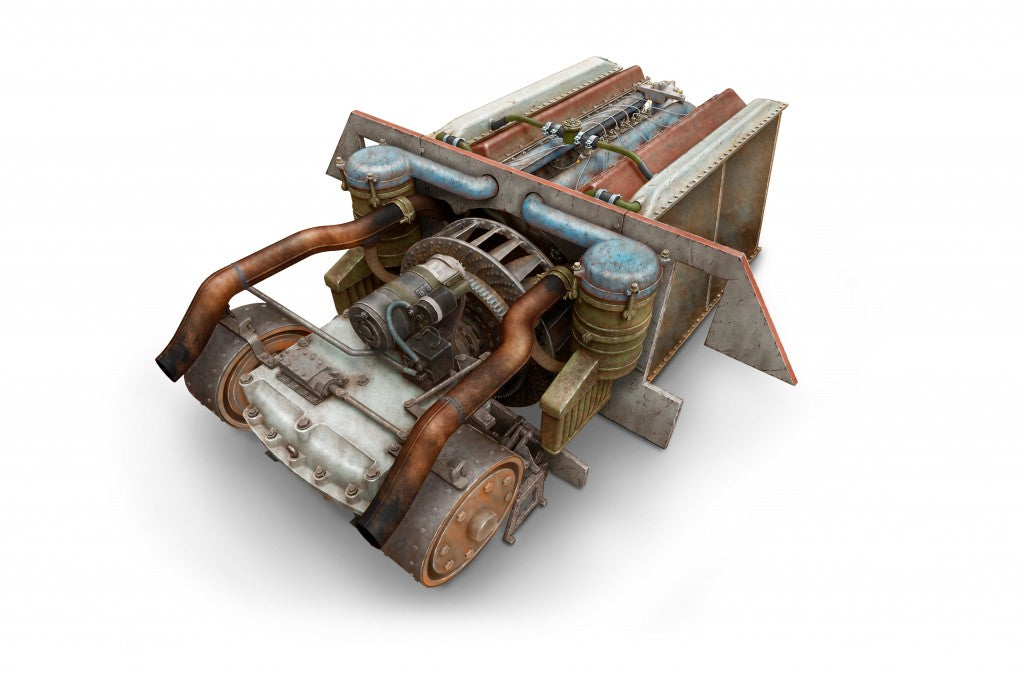 Miniart [35205] 1/35 T-34 Engine(V-2-34) & Transmission Set | 4820183310507
