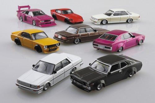 Aoshima 1/64 Mini Car Grand Champion Collection Part.13, Blind Box of 12