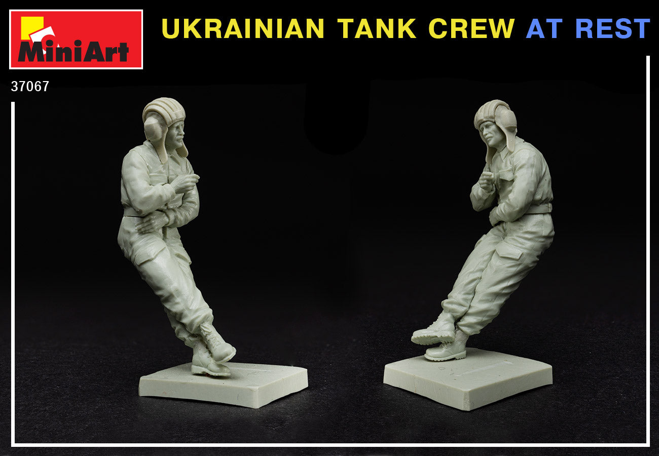 MiniArt Ukrainian Tank Crew At Rest 1/35 Scale | 4820183313300