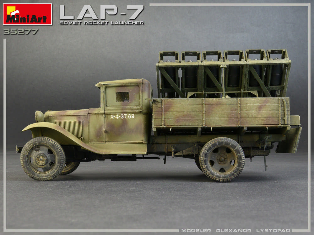 MiniArt 1/35 Soviet Rocket Launcher LAP-7 | 4820183311825