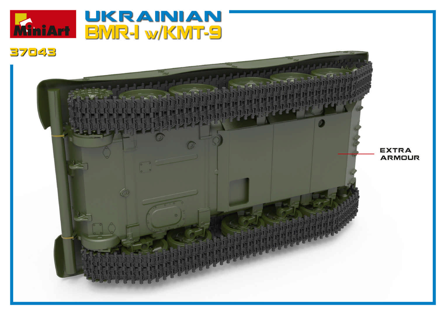 MiniArt 1/35 Ukrainian BMR-1 w/ KMT-9 | 4820183312358