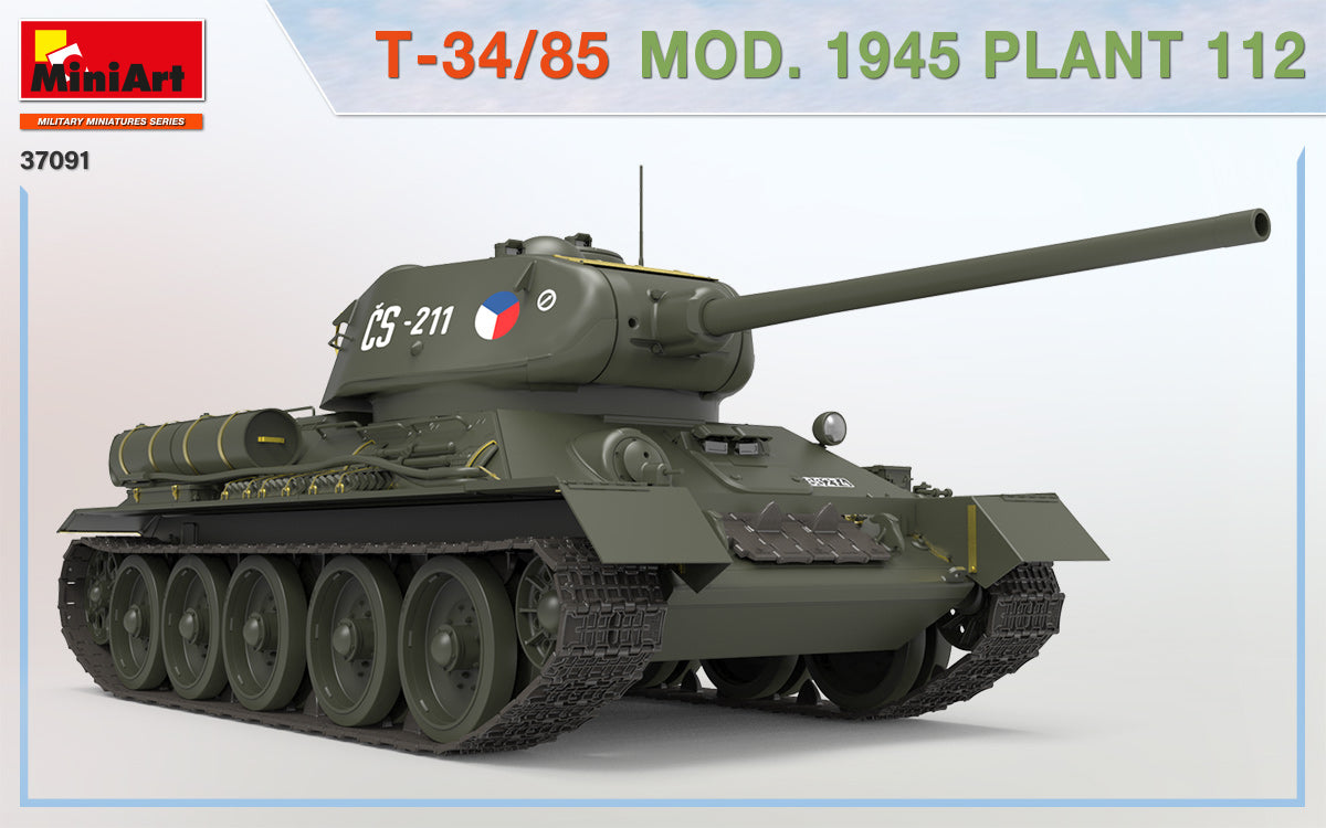 MiniArt 1/35 T-34/85 Mod. 1945 Plant 112 | 4820183313676