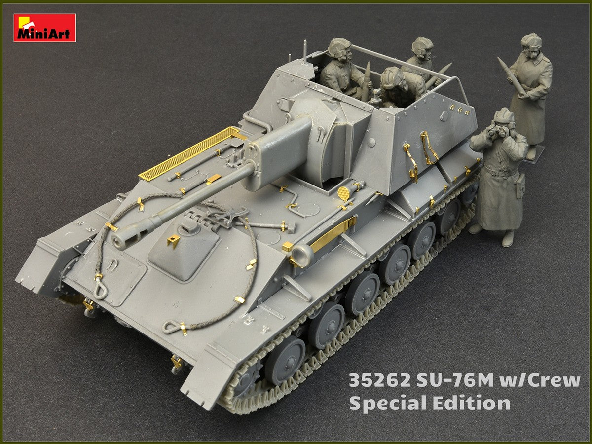 Miniart [35262] 1/35 SU-76M w/Crew Special Edition | 4820183311382
