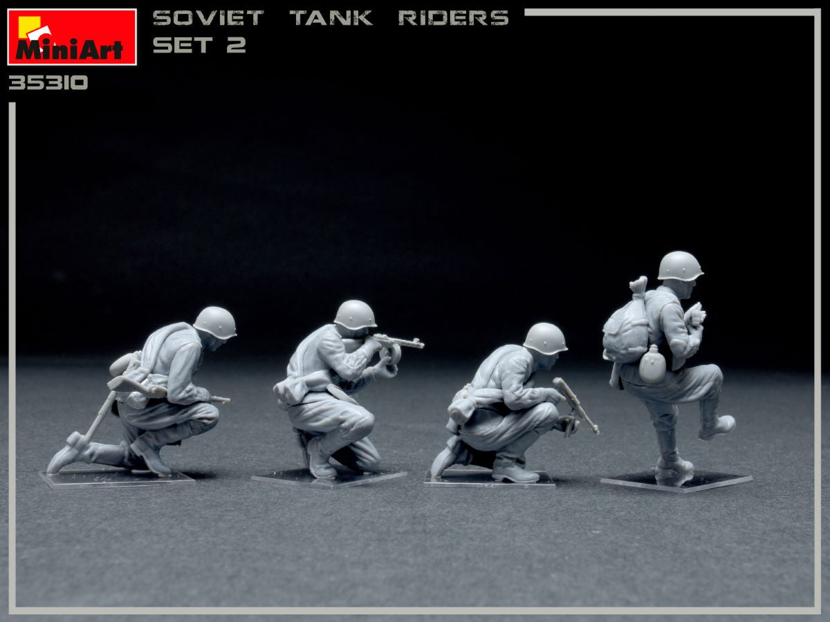 MiniArt 1/35 Soviet Infantry Tank Riders Set 2 | 4820183313010